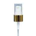 18/410 20/410 24/410 Cosmetic Lotion Pump Spray Dispenser Mister Gold Silver Rose Gold Aluminum Collar Lotion Pump Sprayer