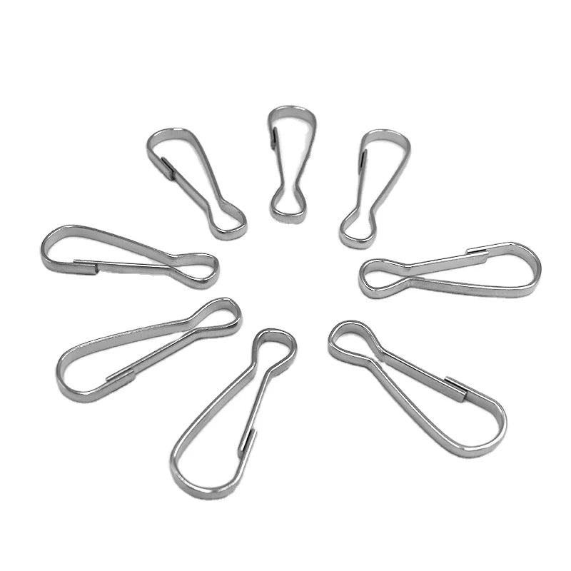 Purse Buckle Connector Snap Clip Hooks Spring Hooks Snap Clips for Zipper Pull ID Card