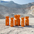 SINODRILLS Top Hammer Drill Button Bit Diameter 89mm T45 Retract Thread Button Bit