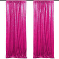 Hot Selling Fuchsia Sequin Glitter Wedding Backdrop Drape Curtains