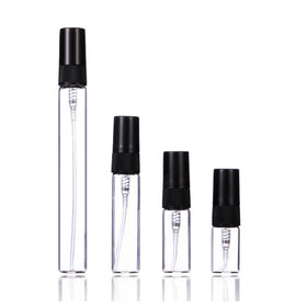 2ml 3ml 5ml 10ml clear Thin Refillable Perfume Spray Bottles Small Vials Glass Perfume Bottle