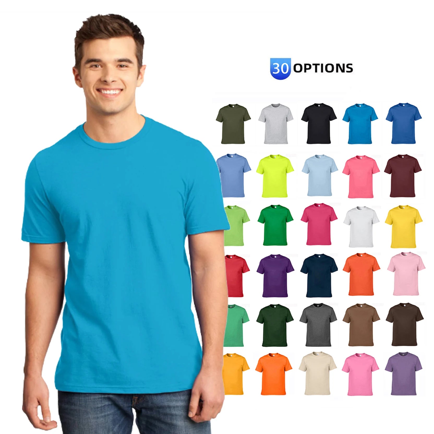 Factory OEM Men's Printed Plain T-shirt Personalized Bulk Oversize Crocheted Terry T-Shirt Fit Vintage Custom Cotton 180 Grams