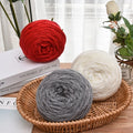 Factory Wholesale 100% Acrylic Spaced Dyed Colors Hollow Yarn for Weaving Blanket