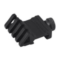 FOCUHUNTER Black Aluminum Anodized Angle Offset Mount 20mm Base 4 Slots 1X High Magnification Tactical Hunting Scope Accessories