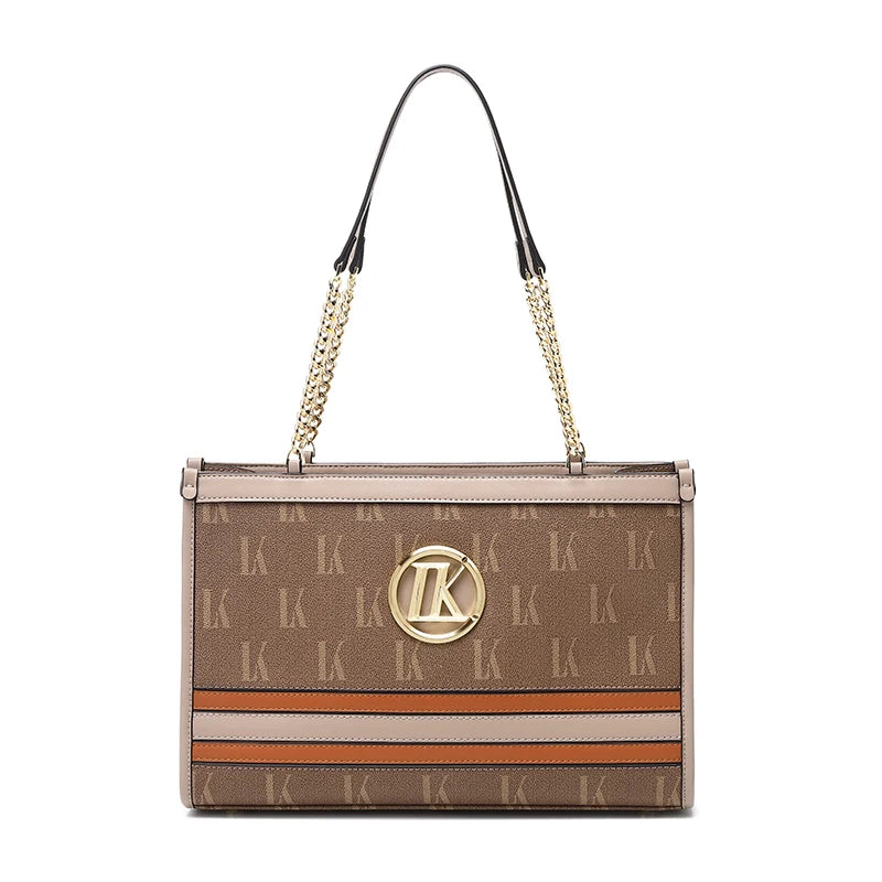 Factory Wholesale of Designer-style Large-capacity Letter-print Korean-style Ladies' Single-shoulder Bags.