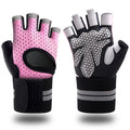 Sports Outdoor Half Finger Fitness Weight Lifting Gloves Gym Gloves Spandex Microfiber for Men Women