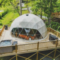 Waterproof Igloo Resort Glamping Plexiglass Dome Tent With Aircon