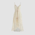 Hot Sale Solid Color Lace Spaghetti Strap Dress Wholesale Women Summer Sexy Casual Swing Maxi Dress