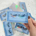 Free Sample Accept Small Batch Customization Packing Postizas Private Label Soft  20MM  3d Mink Lashes False Eyelashes Postizas