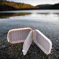 HISTAR Wholesale High Quality Waterproof Clear Slit Foam Double Sided PP Plastic Fishing Tool Fly Fishing Tackle Box Lake River Stream
