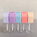 LZ Pack 11ML Milk Bottle Cream Pink Blue White Purple Lip Oil Container Milk Bottle Large Lip Gloss Tubes With Box and Logo