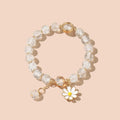 Colorful Sunflower Crystal Bead Bracelet Girl Gift Daisy Custom Beads Bracelets GMB023