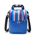 Custom 600d Polyester Waterproof Portable Party Cooler Bags Letter Pattern Design