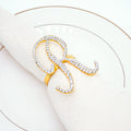 Wholesale "R" Words Napkin Holder Letter Napkin Ring Accessories for Party Hotel Restaurant Table Decoration