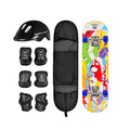 Win.max Kids Skateboard Set for Beginners with Protective Gear Maple Deck Lightweight ABEC-7 Bearings Max Load 100kg