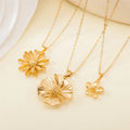 Wholesale Stainless Steel 18k Gold Plated Exquisite Fashion Stainless Steel Jewelry Women Heart Knot Necklace
