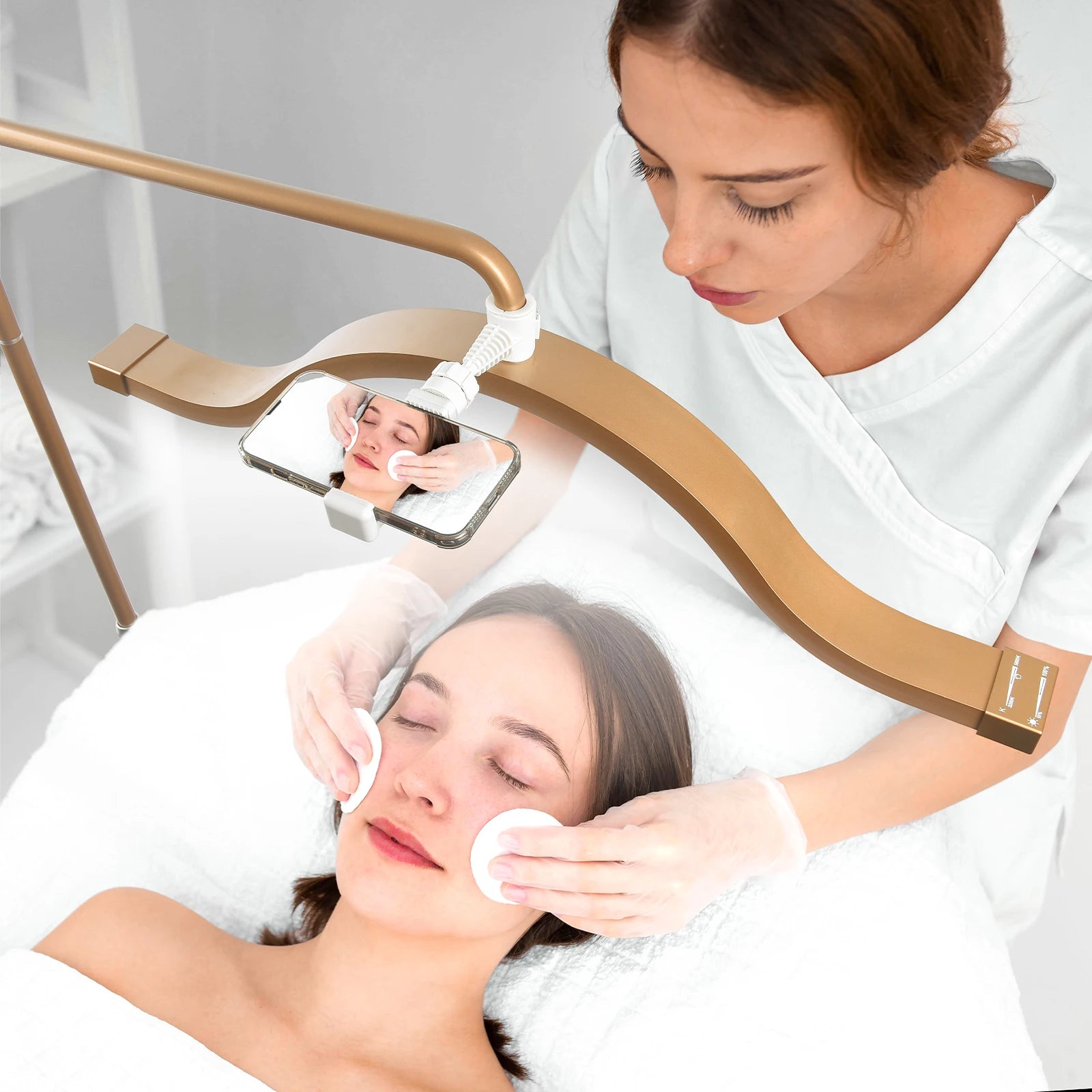 Sell Well Fosoto 45w Ft-y13 Lash Extension Light Makeup Lamp for Tattoo and Photography Lighting with Touch Control