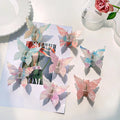 New Butterfly Hair Clips Acrylic Mini Hair Clips Accessories for Women and Girls Hair Claws