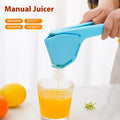 Multifunctional Small Household Manual Juicer Portable Fruit & Vegetable Squeezer PP Plastic Aluminum Metal for Kitchen Use