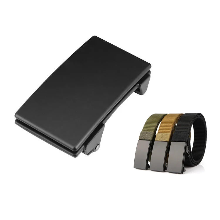 3.5cm Customization Men's Belt Buckle Automatic Toothless Belt Buckle for Leather Belt