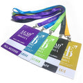 Customizable Eco-Friendly Polyester Lanyard PVC Card Double-Sided Sublimation Printing Custom Logo Colors for Promotional Use