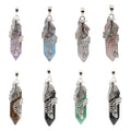 Phoenix Crystal Pendant Silver Alloy Phoenix Gem Necklace Women's Phoenix Nirvana Gift Jewelry Mother Girl Gift