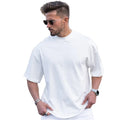 Bulk Wholesale 220g 100% Cotton Oversized Blank Tee - High Resolution Digital Print Custom Logo