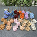 Wholesale 3 Head Hydrangea Artificial Silk Flower Living Room Decoration