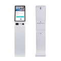 Customize Logo 21.5 Inch Window Usb Touch Screen Speaker Kiosk POS System Hotel Check in Printer QR Scanner Kiosk