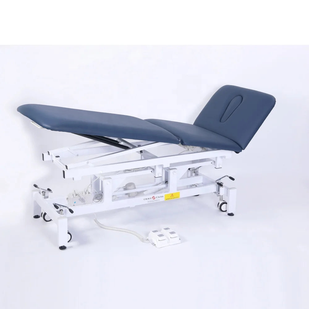 Hospital Physiotherapy Stretcher Contoured Shiatsu Massage Bed Chiropractic Drop Table Lumbar Spine Traction Decompression Table