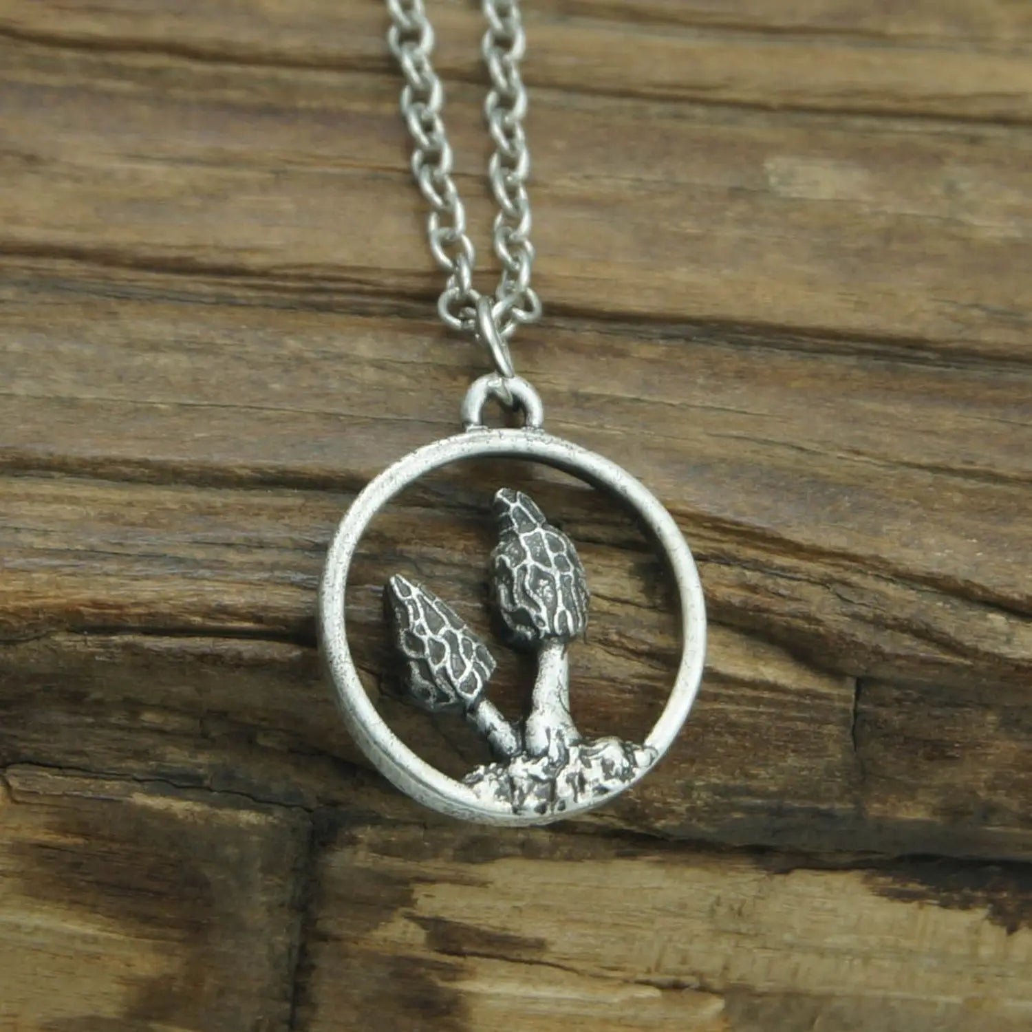 Forest Nature Small Mushroom Necklace Women's Cute Pendant Gift