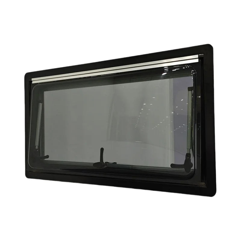China Manufacturers 1000X500mm Motorhome Camper Van Caravan Window With Double Layer Glazing Acrylic Glass