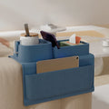 Anti-Spill Anti-Slip Silicone Sofa Armrest Tray Couch Cup Holder with Pockets Couch Arm Tray Organizer for Drinks Phone Remote