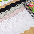 Hot Selling 2025 New Cotton Lace Ribbon Crochet Voile Embroidery Lace Trim Cotton for Bridal Wedding