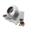 Nut Peanut Chocolate Sugar Coating Pan Machine  Ice Cream Chocolate Coater Food Donut Breading Coating Machine