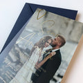 Extravagant Acrylic Luxury Gold Foil Wedding Invitation and Gold White Cover With Clear Transparent Invite Card