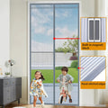 Automatic Closing Magnetic Door Curtain Polyester Easy Install Summer Anti-Mosquito & Insect Window Screens