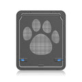 Hot Sales Pet Door ABS Cat Screen Door Easy to Install Pet Screen Door With Magnetic Flap Lockable for Cats