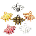 Alloy Bee Charms Honeybee Pendant for DIY Craft Necklace Bracelet Jewelry Making
