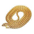 Fashion Women Wholesale Choker Jewelry Pearl 18K Gold Plated Stainless Steel Chain Necklace