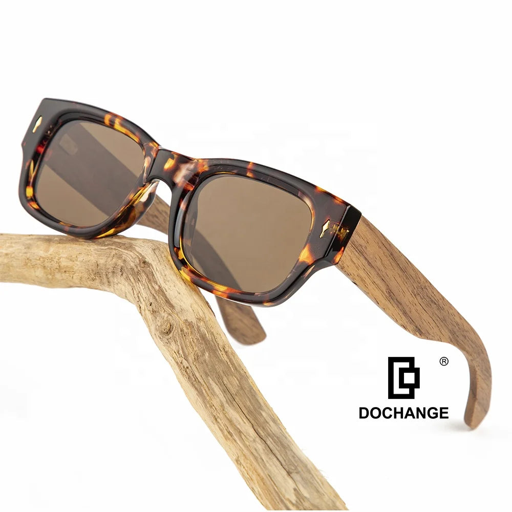 Designer UV400 Sunglasses Polarized Oversized Classic Wood Sunglasses Wood Men Women Bamboo Eco-friendly Sun Glasses Shades