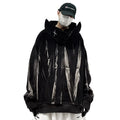 2026 Custom American Hip Hop Hoodie Sleeves Heavyweight Oversized Men Hoodies