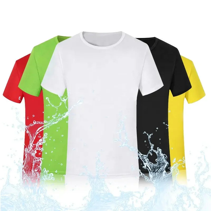 Cheap100% Polyester Quick Dry Men Women Custom logo t Shirts Advertising Campaign Oem Mesh t Shirts
