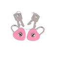 Small Pink Color Heart Shape Love Lock for Diary Noted Book