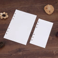 Wholesale A6 A5 Notebook 80 Sheets Inner Page 6 Rings Loose Leaf Paper Filler Paper Budget Planner Replace Insert Paper