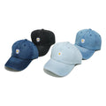Popular Hot Sale Custom Logo Embroidery 6 Panel Curved Brim Cotton Denim Korean Style Gorras Sports Hat Baseball Cap