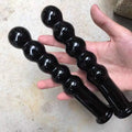 Factory Price Wholesale Crystal Dildo Penis Black Obsidian Wands with Safety