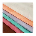 Eco-friendly 50D 100% Polyester Jacquard Chiffon Fabric Multi-color New White Peony Filigree Sheer Patterned Girls' Dresses