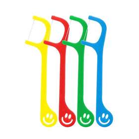40Packs Children Oral Care Dental Flosser Cartoon Floss Pick Portable Kids Dental Floss Pick