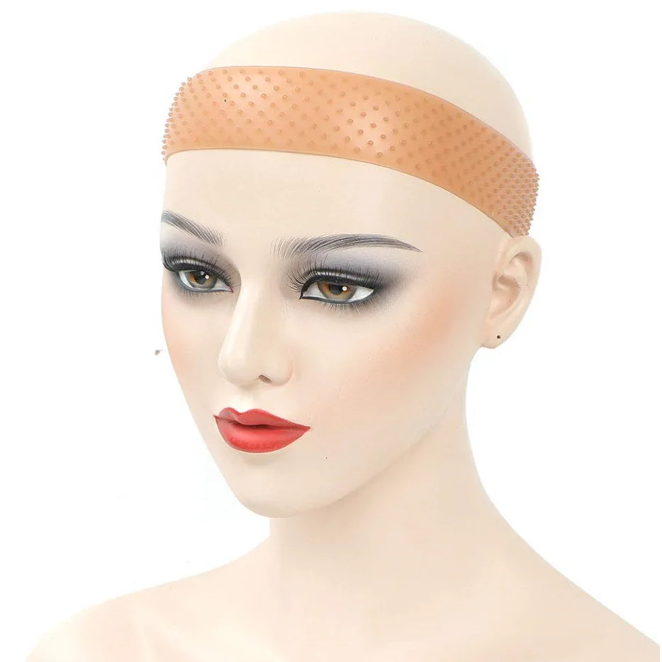 Non-slip Anti-perspirant Silicone Sports Hair Band Silicone Wig Band Sports Hair Accessories